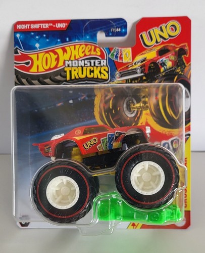 Hot Wheels Night Shifter-UNO Monster Truck "Treasure Hunt" 1/64 Scale Diexast