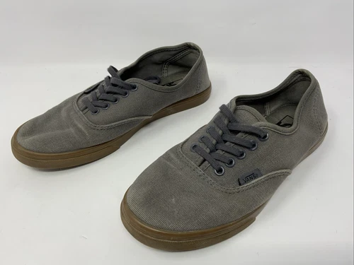 Scarpe sneakers pattinaggio VANS donna 6 uomo 4 5 grigio tela TC9R suola gomma