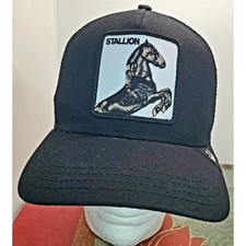 Goorin Bros The Farm The Stallion Black Trucker Hat New With Tag