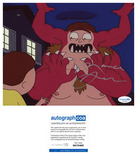 Maurice LaMarche 'Rick And Morty' Signed 8x10 Photo 'Morty Jr.' ACOA Maurice LaMarche 'Rick And Morty' Signed 8x10 Photo 'Morty Jr.' ACOA