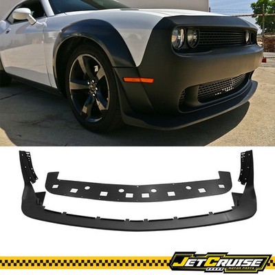 Fits 18-23 Dodge Challenger Demon & Widebody DM Style Front Bumper Lip Splitter