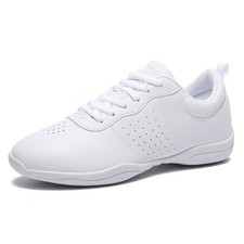 Cheer Shoes Girls White Dance Shoes Youth Cheerleading Fashion Sports Shoes T...