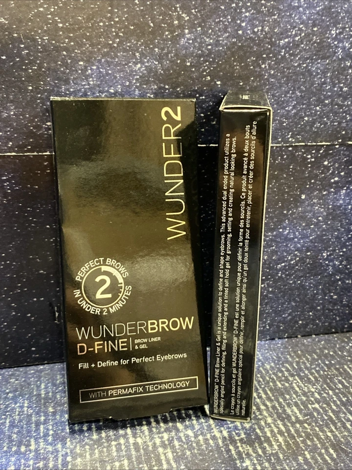 2 X Wunder2 Wunder Brow D-Fine Liner + Gel Brunette, - Image 3 of 4