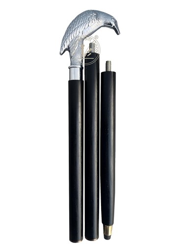 Edgar Allen Poe's Mystic Raven Gothic Walking Stick Swagger Cane, 37 Inch, Ha... - Picture 7 of 7