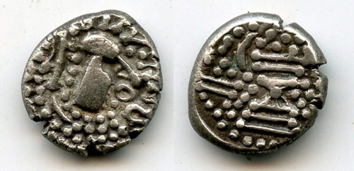 Unlisted silver dramma, Gujarat (c.1000-1150), Chaulukya-Paramaras, India