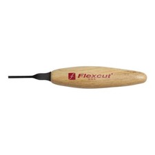 Cuchillo para tallar madera Flexcut 1,5 mm Micro Profundo U Gubia 1095 acero herramienta ergonómica