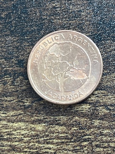 2017 Argentina 1 One Peso (Jacaranda) Actual Coin TB1363* - Picture 2 of 2