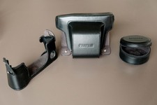 Fuji X-Pro 1 Ledergehäuse inklusive Halfcase - OVP