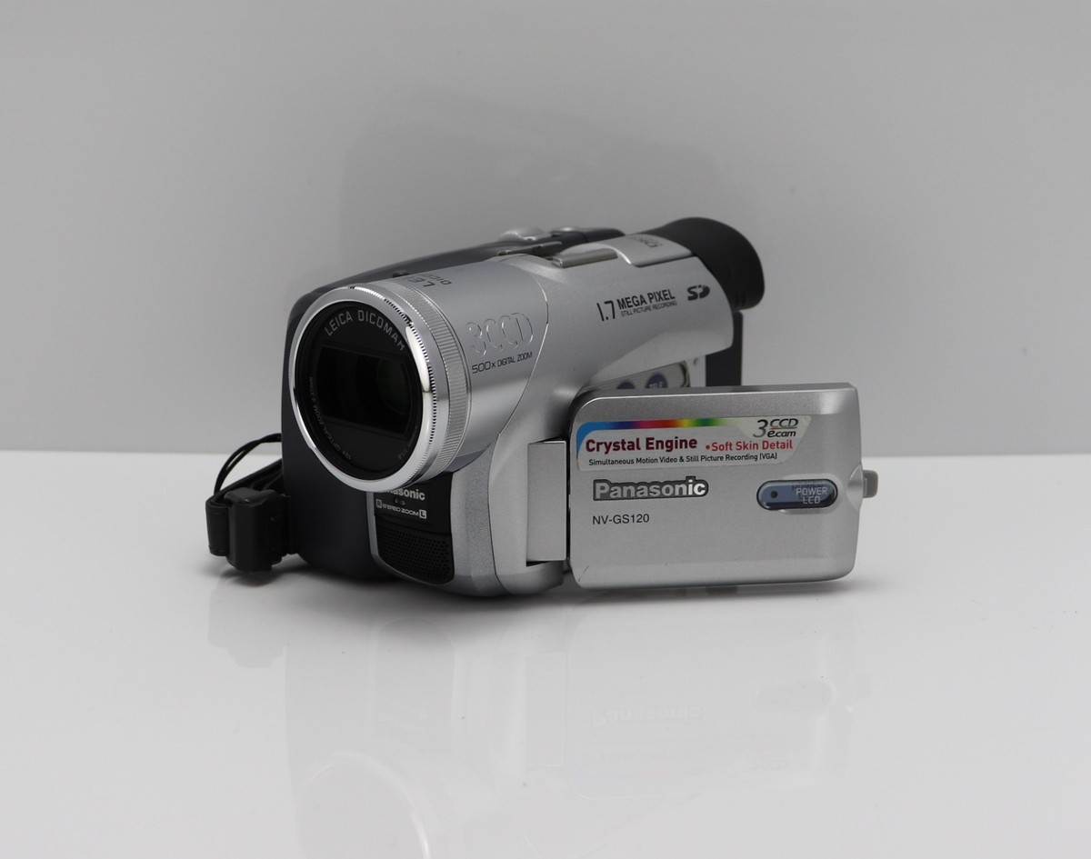 Panasonic ビデオカメラNV-GS120、良品。 Panasonic GS120 Camcorder - Silver for sale online | eBay