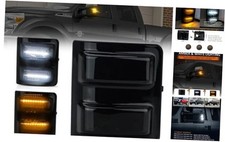Switchback LED Side Mirror Marker Lights 2008-2016 Ford F250 F350 F450 F550
