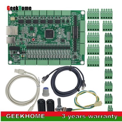 6 Axis Mach3 Controller Board Support USB + Ethernet For CNC Engraving Machine