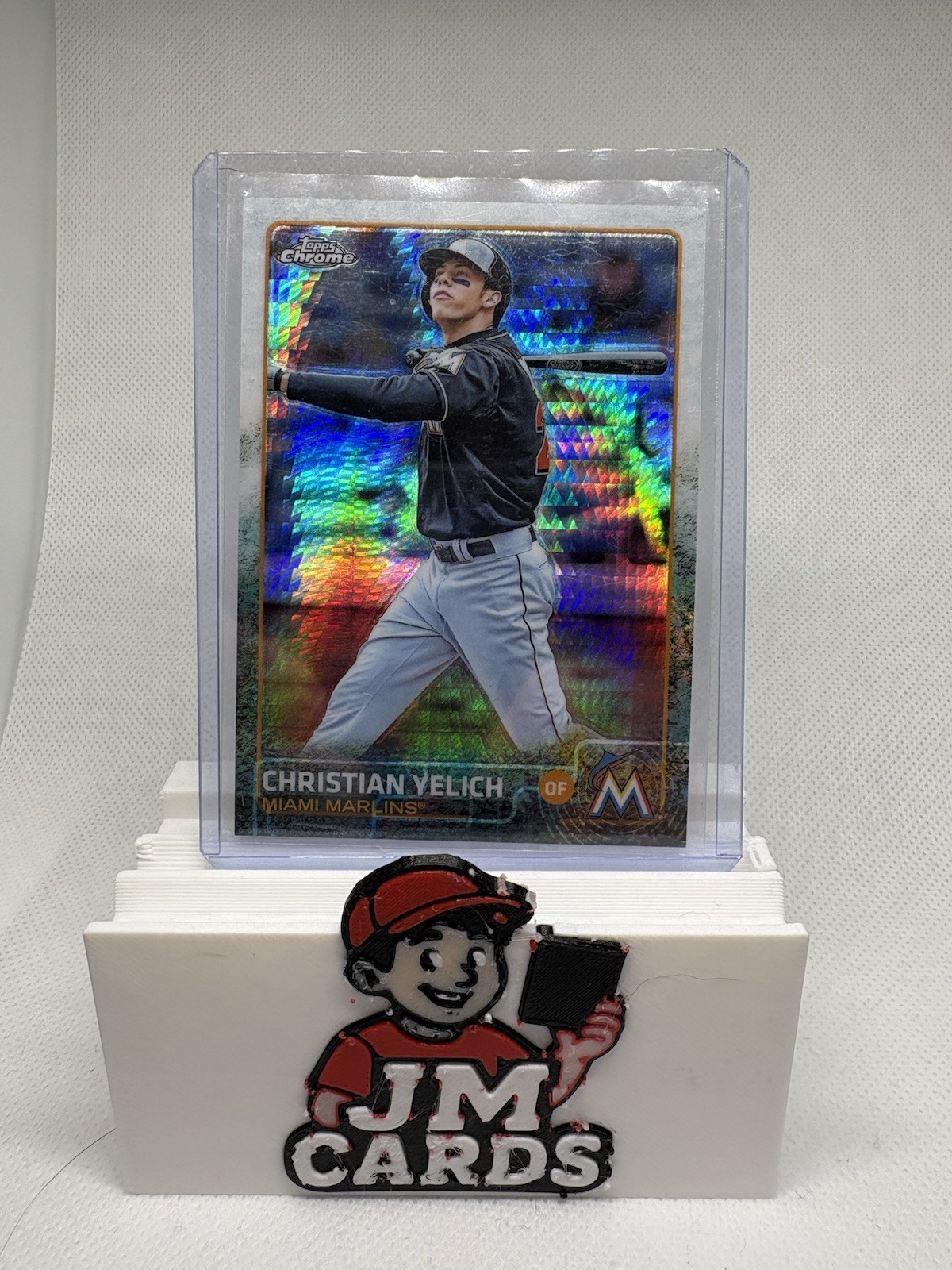 2015 Topps Chrome - Christian Yelich #48 Prism Refractor