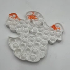 White Ghost Halloween Fidget Toy Pop It
