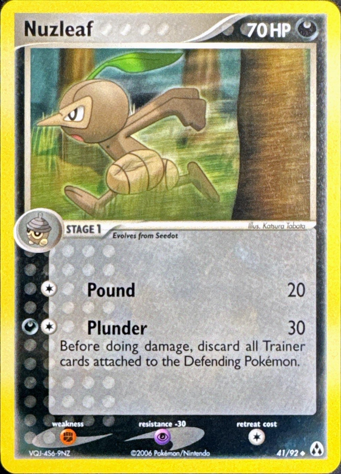 Nuzleaf 41/92 Uncommon Legend Maker Pokemon Near Mint