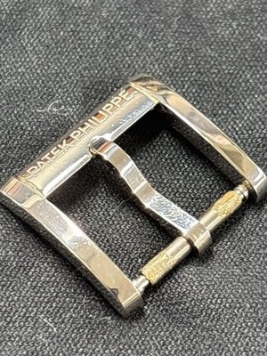 Patek Philippe ホワイトゴールドバックル Patek Philippe 18K White Gold 750 Watch Buckle Tang Pin 14mm Swiss