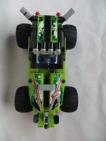 LEGO 42027 Desert Racer Technic Pullback Motor Dune Buggy Off Roader Green 2014