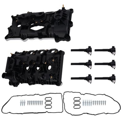 Valve Cover Set w/ Ignition Coils for Ford F-150 3.5L V6 Turbocharged DG560