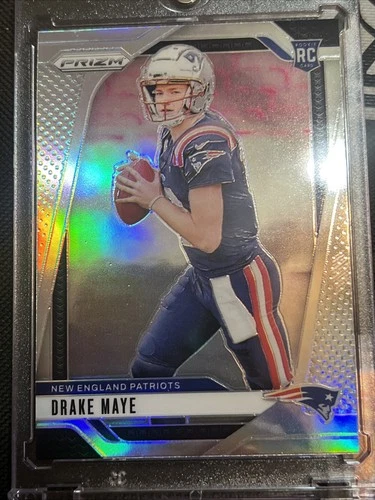2024 Panini Prizm Rookies Drake Maye #329 Silver Prizm (RC)