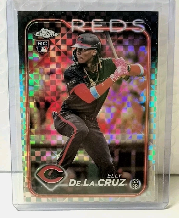2024 Topps Chrome - Elly De La Cruz #44 X-Fractor (RC) Reds