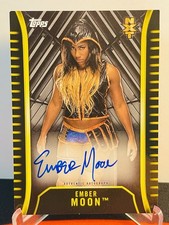 2018 Topps WWE NXT Auto Ember Moon /25 #A-EM Auto Athena SP