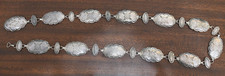Old Navajo Sterling Silver Concho size 28 1/2 " Belt 13 Stamped Conchos 50 grams