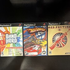 2 PS2 Games: Band Hero, Hot Wheels Beat That, Red Faction II