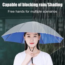 Rain & Sun Umbrella Hat Sunscreen Hat Head Mounted UmbrellaUmbrella L8U6