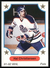 1991-92 7th Inning Sketch WHL #225 Hal Christiansen