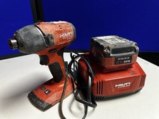 HILTI SID 4-A22 1/4 Hex Cordless Impact Driver & Lith-Ion 4.0 Battery & Charger