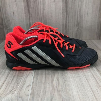Adidas Indoor Turf Soccer Shoes Mens 12 Freefootball X-ite Black Lace Up Cleats