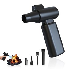 Compressed Air Duster,3 Gear Adjustable Electric Air Duster Cordless,Jet Dry ...