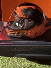 Alpinestars Supertech R10 TEAM Carbon Flame Orange Glossy Medium 8200625