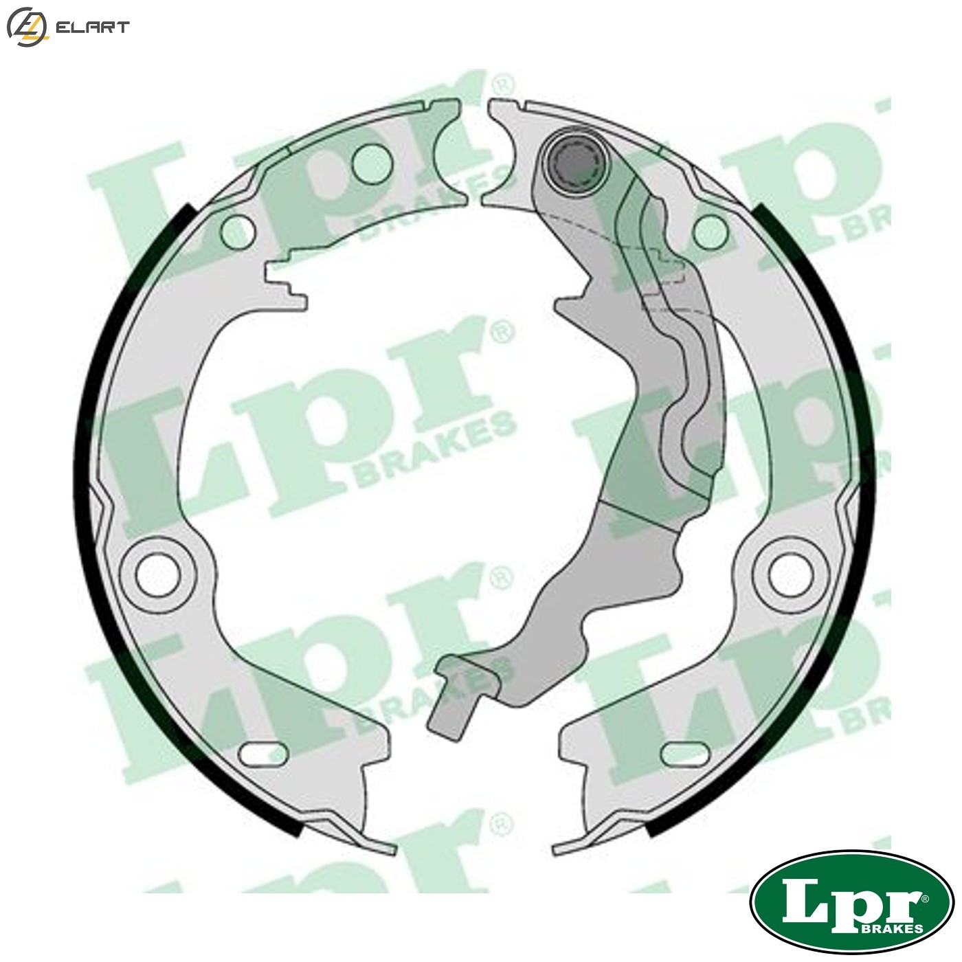 BRAKE SHOE SET PARKING BRAKE 09440 FOR HYUNDAI ACCENT/III/IV AVEGA VERNA  KIA
