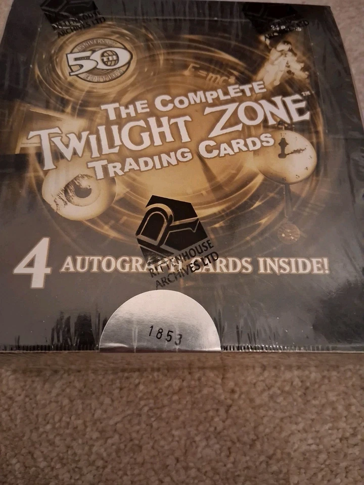 Twilight Zone Rittenhouse Archives Sealed Box 50th Anniversary Edition New  - Image 3 of 4