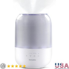 Ultrasonic Cool Mist Humidifier Auto Shutoff Night Light Quiet 395 Sq Ft New