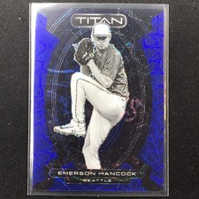 2023 Chronicles Mlb Emerson Hancock Titan Blue Velocity 5/99