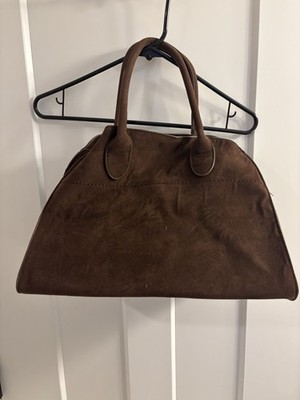 Brown Suede Tote Bag Handbags for Work