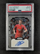 2023-24 Panini Prizm Premier League JOHN ARNE RIISE Auto Signatures S-JAR PSA 10