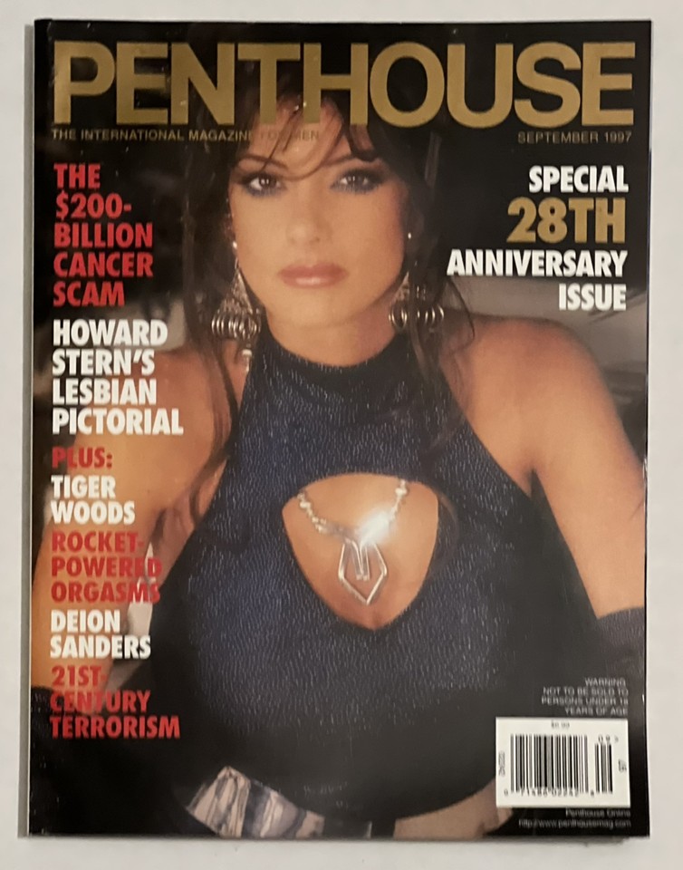 PENTHOUSE MAGAZINE SEPTEMBER 1997 ROCKI ROADS Cover HOWARD STERN NM