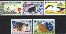 1996 Isle of Man Sg 678/682 Manx Cats MNH