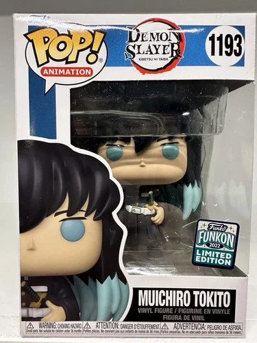Funko Pop Demon Slayer Muichiro Tokito #1193 Funkon 2022 Exclusive NEW 602-9