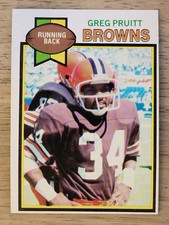 1979 Topps #455 Greg Pruitt (EX)