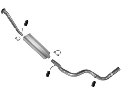 Pipe Muffler Tail Pipe Exhaust Sys For Silverado 1500 2002-06 143.5 '' Wheelbase
