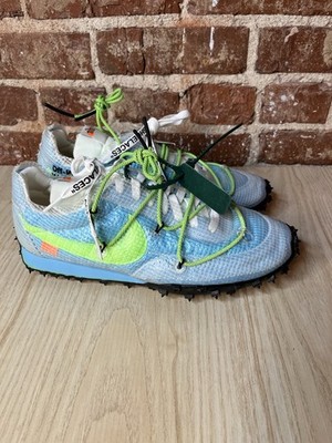 Nike Off-White x Waffle Racer Vivid Sky W Size 10.5W 9M