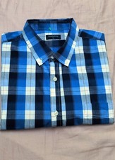 Men's Short Sleeve Button-Up Shirt, Size XL