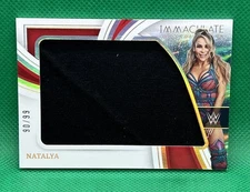 🔥 2023 NATALYA 🔥 IMMACULATE WWE STANDARD JUMBO PATCH /99 #IM-NTL