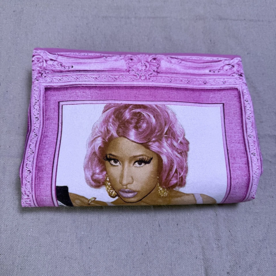 Футболка женская Nicki Minaj размер L ярко-розовый портрет бойфренда покрой горячая тема футболка - Изображение 3 из 4
