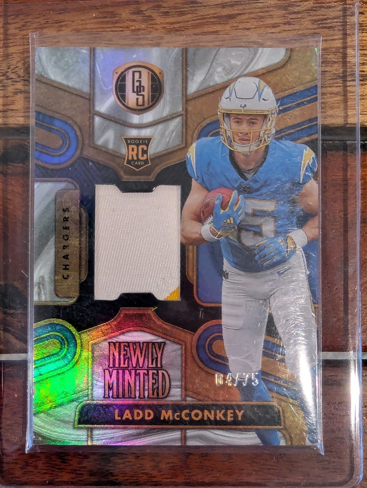 2024 Panini Gold Standard - Newly Minted Memorabilia Ladd McConkey #NMM-LMY /75