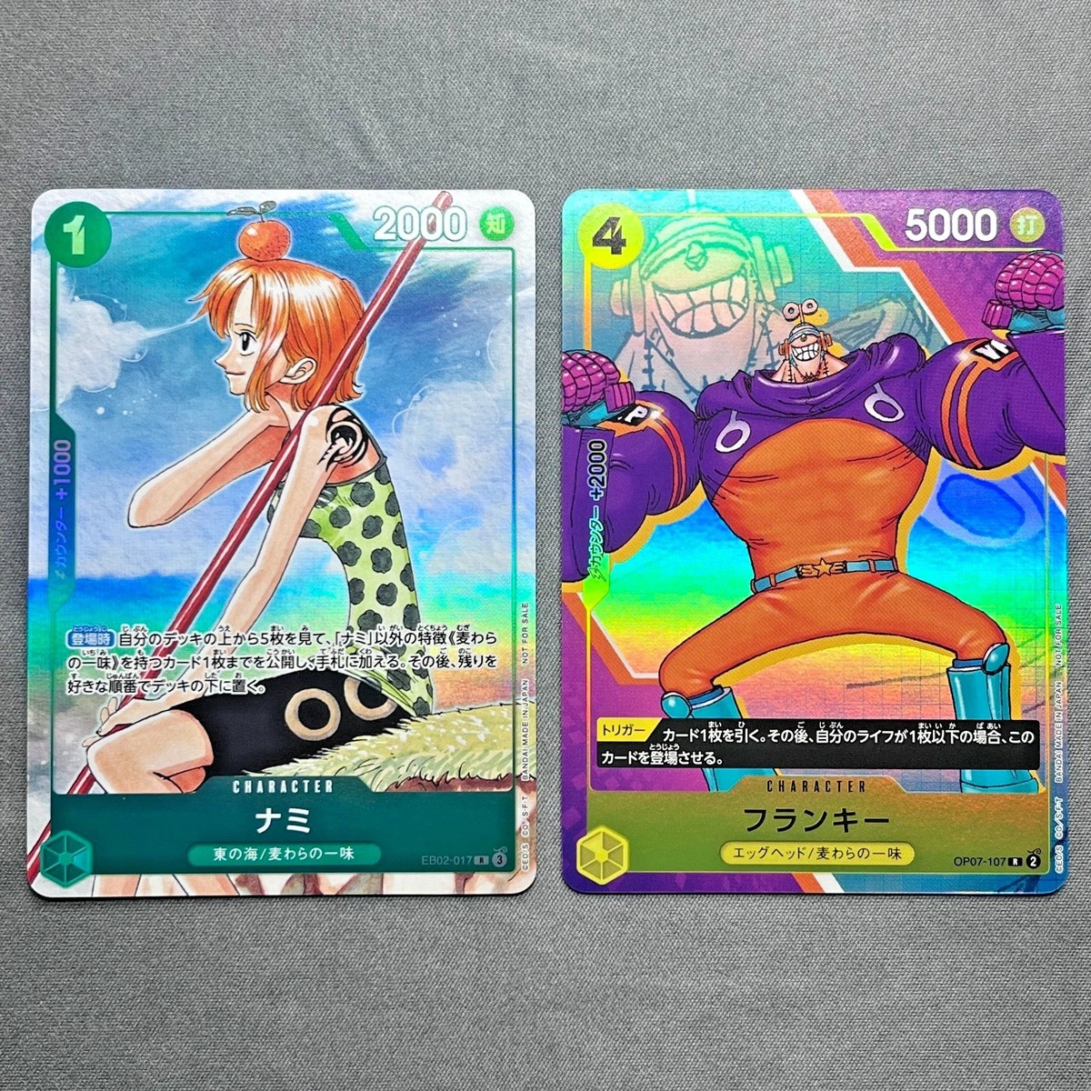 Nami EB02-017 Franky Promo Set ONE PIECE Card 3nd ANNIVERSARY