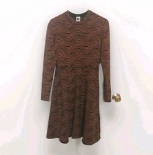 M Missoni Valentino S.P.A Dress 8 US/40EU Fit & Flare Longslv Knit Iconic Luxury
